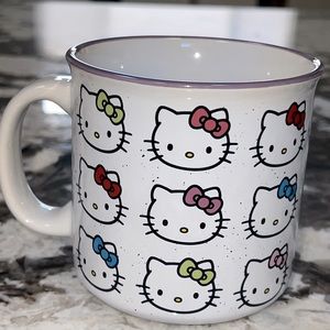 Hello Kitty Ceramic Mug- Hello Kitty Face Pattern